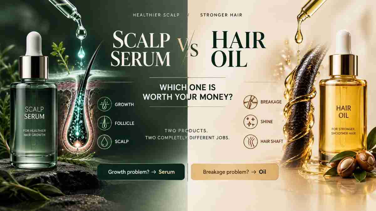 Scalp Serum vs Hair Oil — Which One Is Worth Your Money?