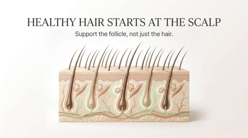 The real reason your hair isn't growing — and how scalp serum fixes it - RUDRAVO