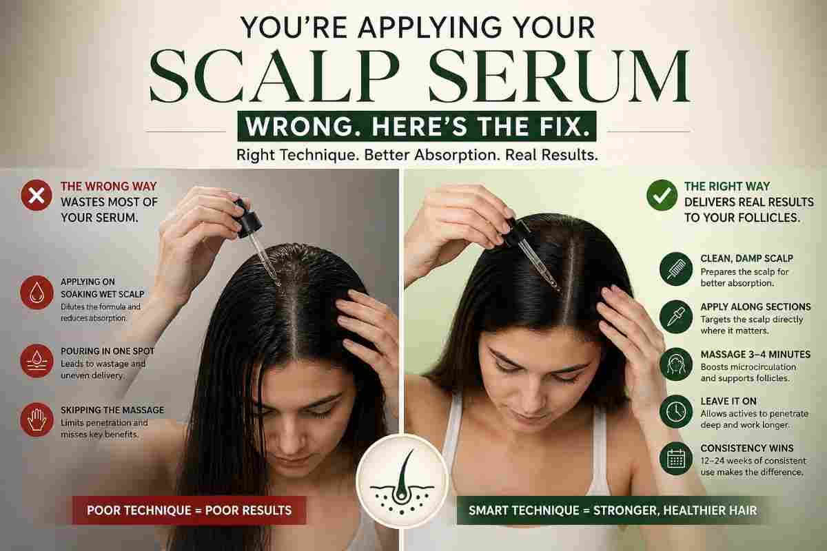 You're Applying Your Scalp Serum Wrong. Here's the Fix.