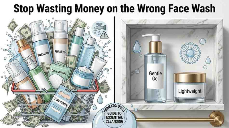 Stop wasting money on the wrong face wash — foaming vs gel for oily skin - RUDRAVO
