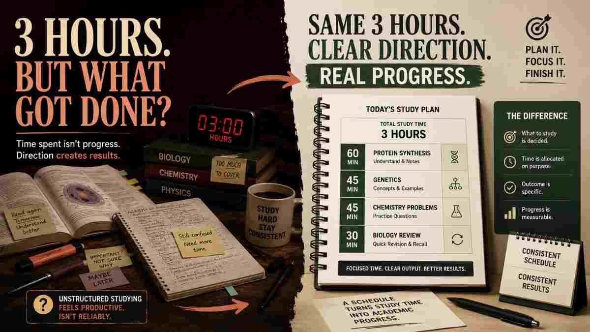 Studying Without a Schedule Is Just Sitting With a Book — This Study Schedule Template PDF Changes That