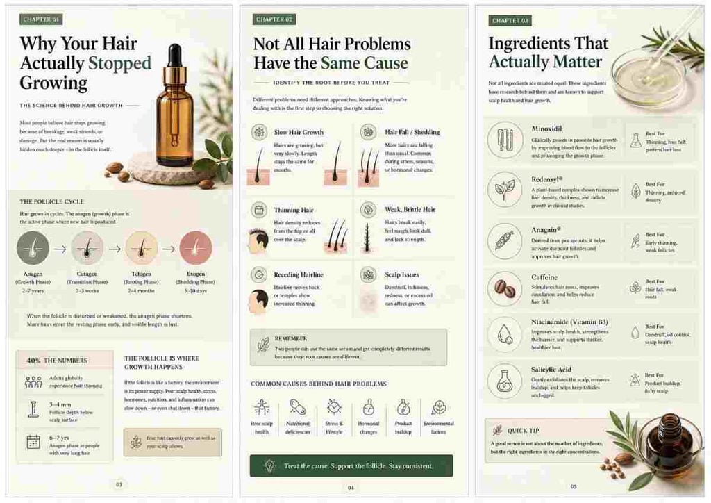 Scalp Serum Guide for Hair Growth Ebook