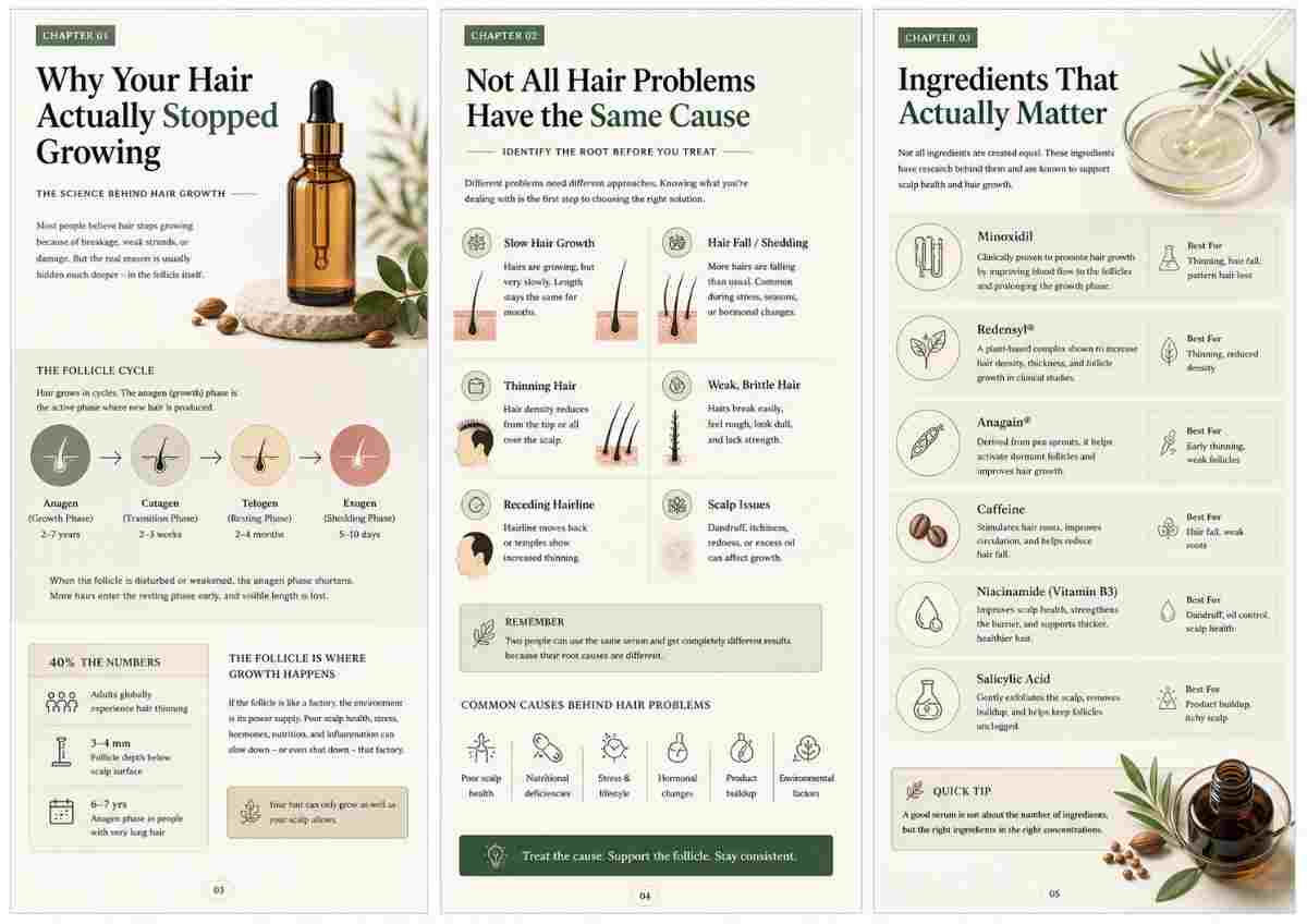 Scalp Serum Guide for Hair Growth Ebook