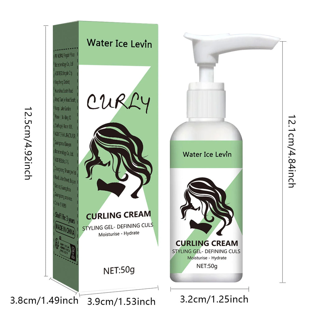 Curly Hair Styling Cream For Moisturizing & Smoothing