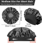 Unisex Silk Satin Lined Bonnet Cap