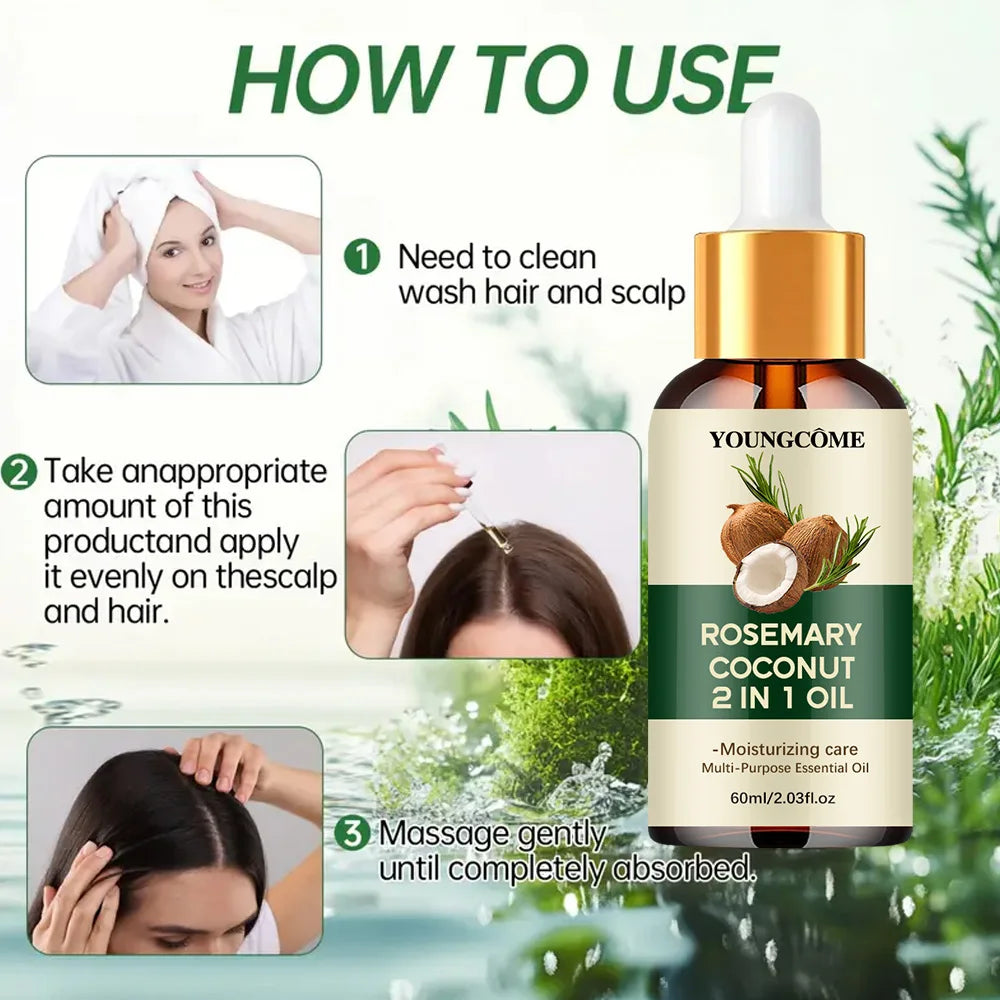 Rosemary Oil For Hair Growth & Care