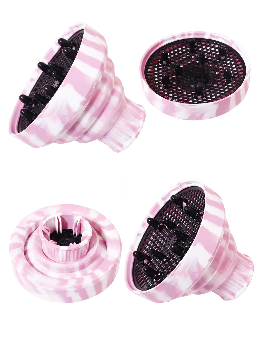 Silicone dryer cap for hair dryer