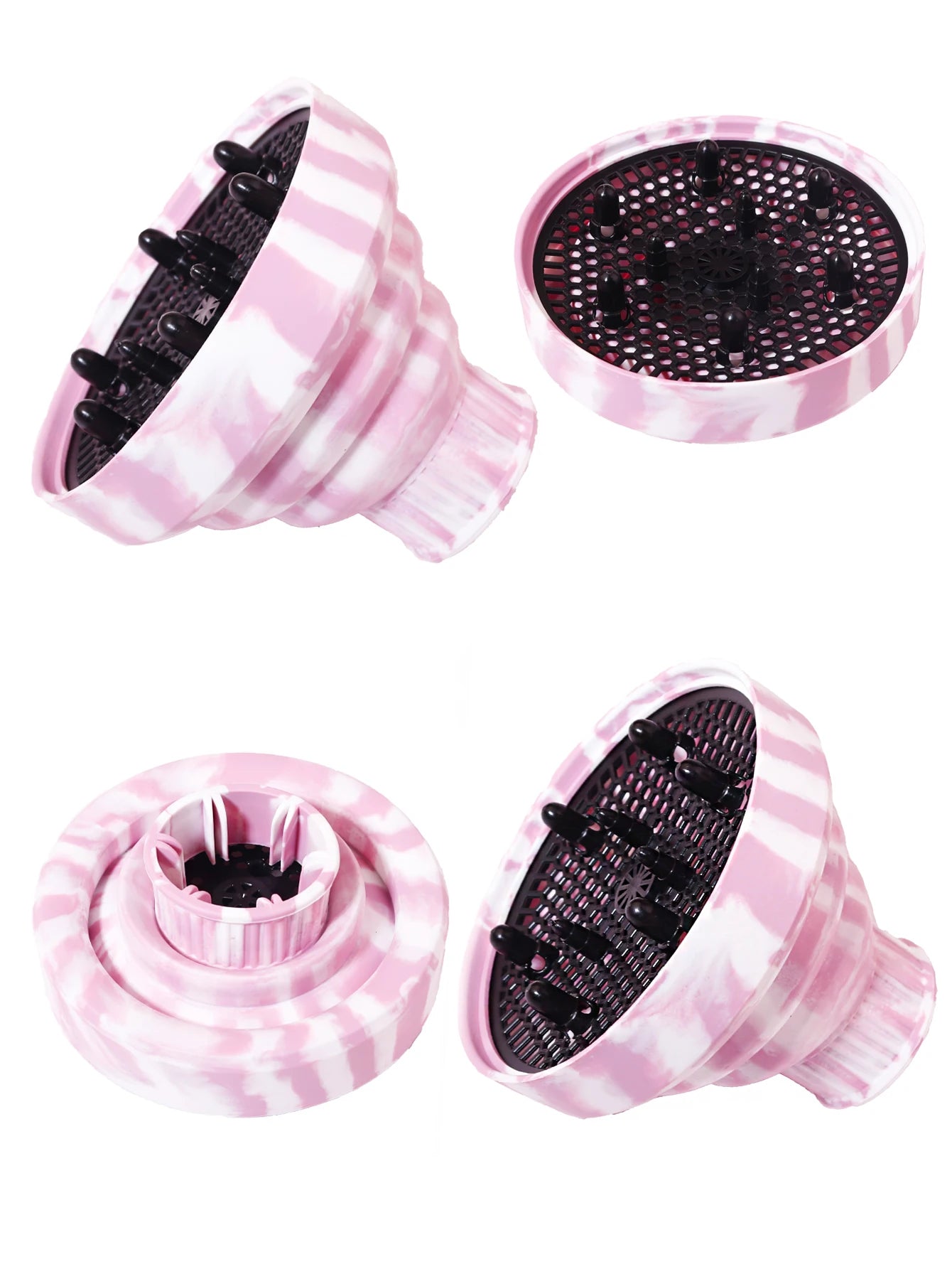 Silicone dryer cap for hair dryer