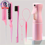 Hair Brush & Hairdressing Set - 6pcs/Set