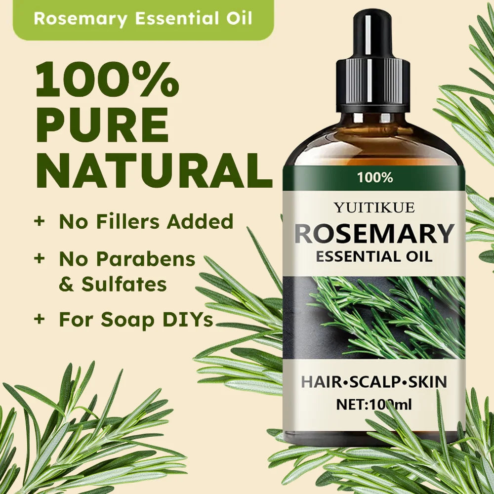 Rosemary Essential Hair Oil For Roots