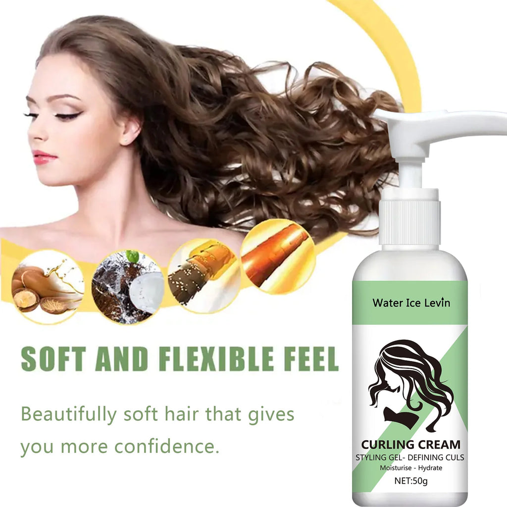 Curly Hair Styling Cream For Moisturizing & Smoothing