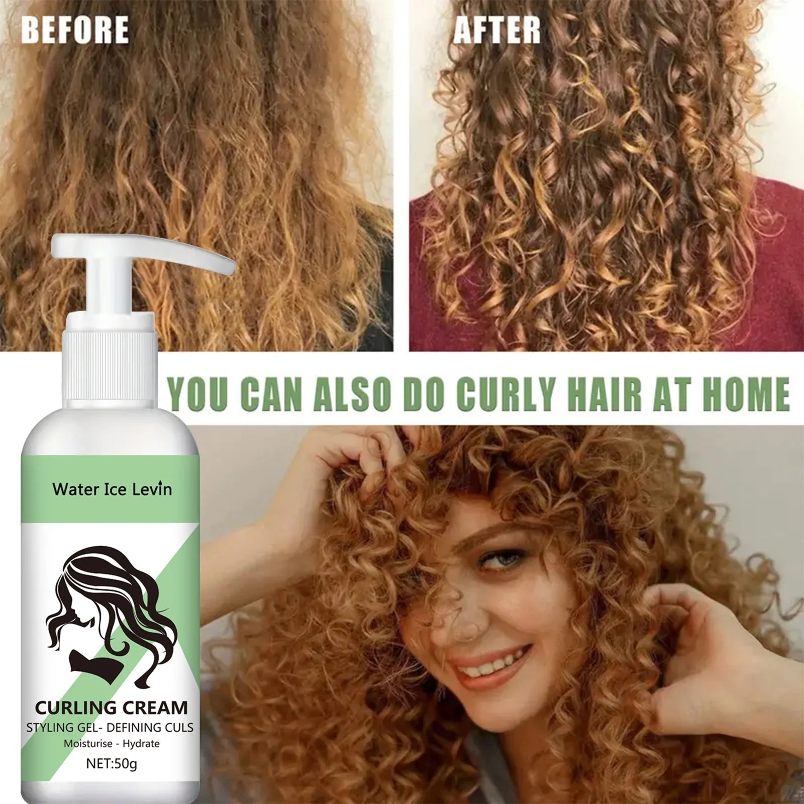 Curly Styling Gel Curling Cream