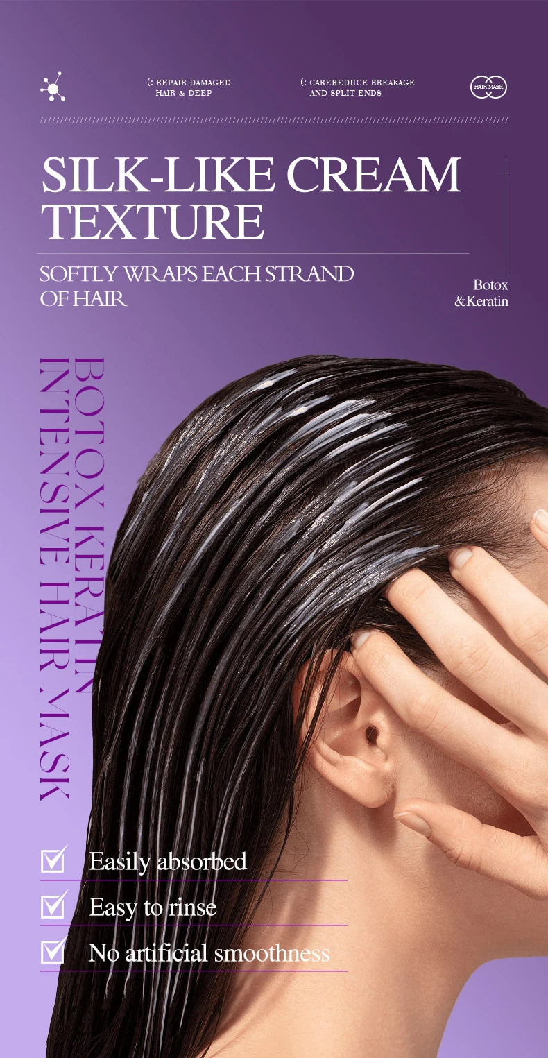 Keratin Hair Mask For Repair Hair Growth