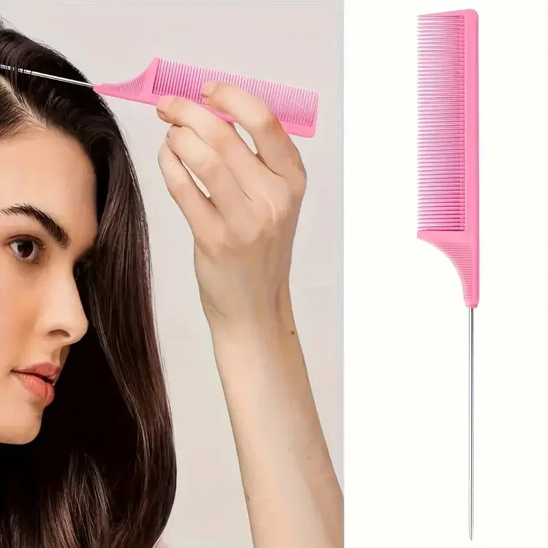 Hair Brush & Hairdressing Set - 6pcs/Set