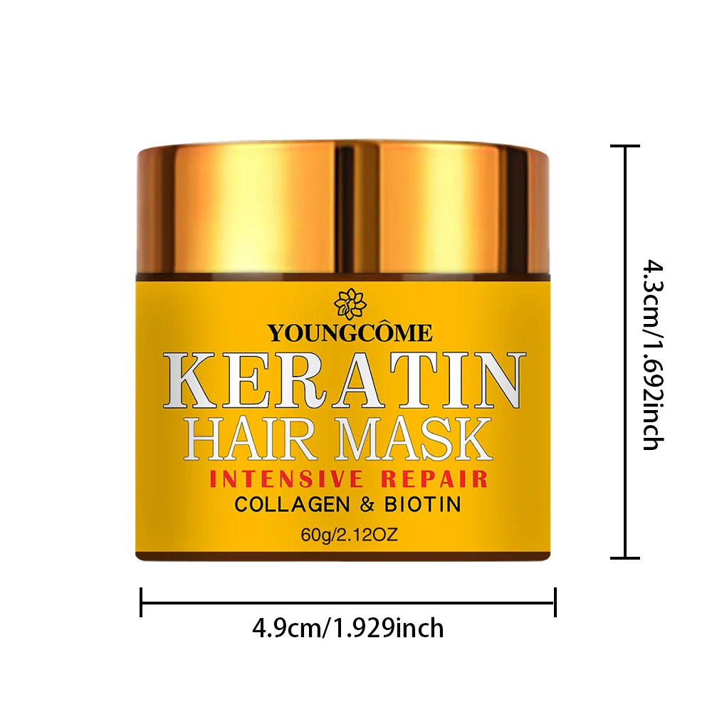 Keratin Hair Mask for Dry & Damaged Hair