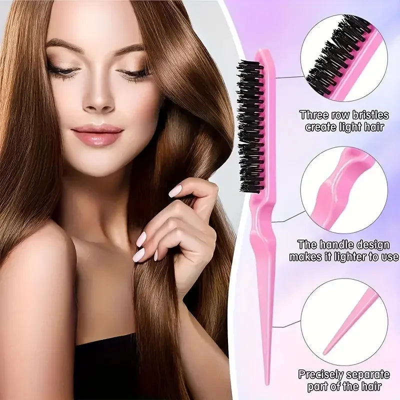 Hair Brush & Hairdressing Set - 6pcs/Set