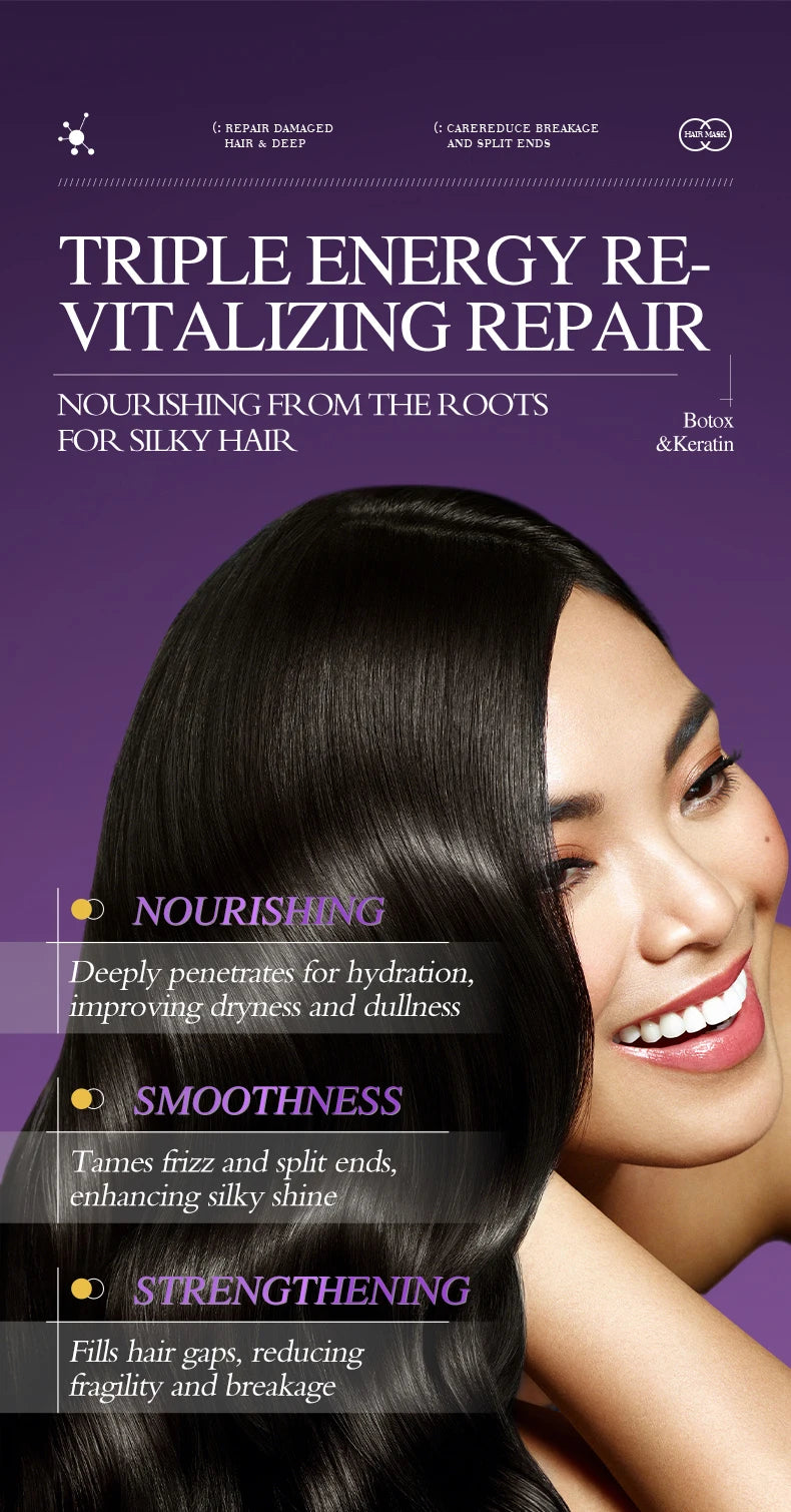 Keratin Hair Mask For Repair Hair Growth