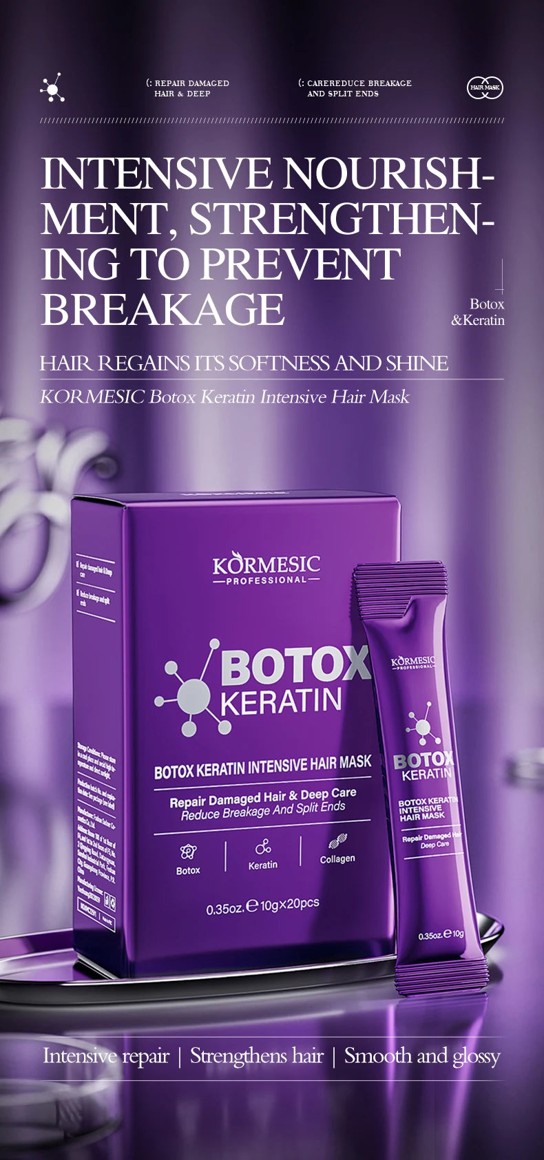Keratin Hair Mask For Repair Hair Growth