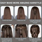 Hair Brush & Hairdressing Set - 6pcs/Set