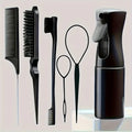 Hair Brush & Hairdressing Set - 6pcs/Set