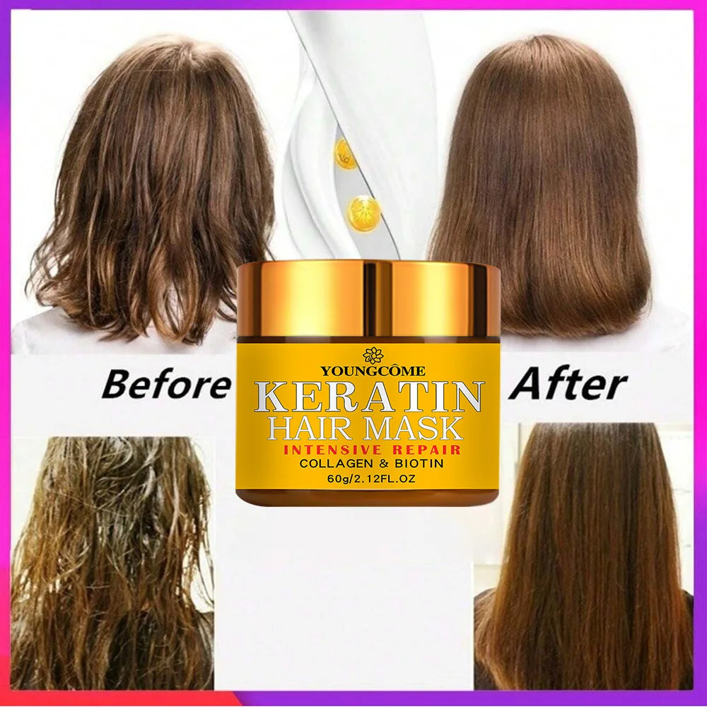 Keratin Hair Mask for Dry & Damaged Hair