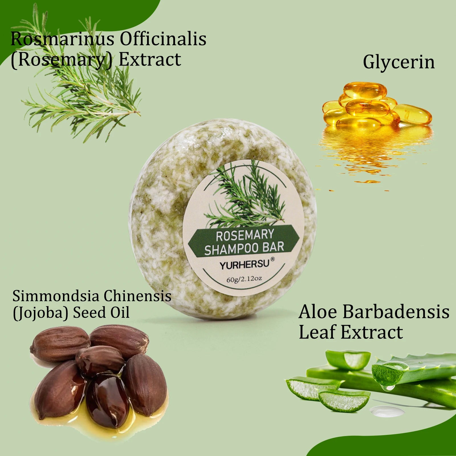 Rosemary shampoo soap