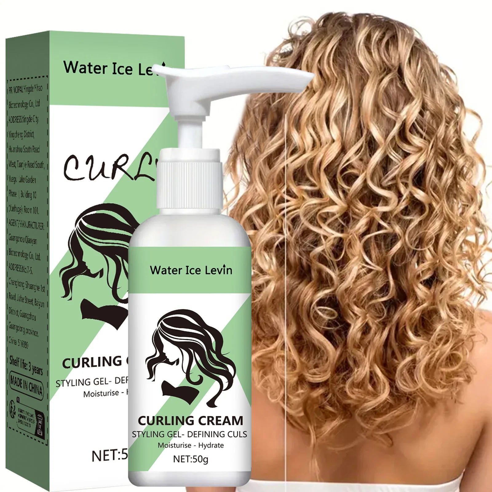 Curly Hair Styling Cream For Moisturizing & Smoothing