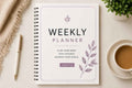 Minimal Weekly Planner Printable PDF | Undated Weekly Planning Sheet