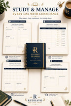 20-Page Student Planner PDF | Organize Your Semester, Study & Assignments - RUDRAVO
